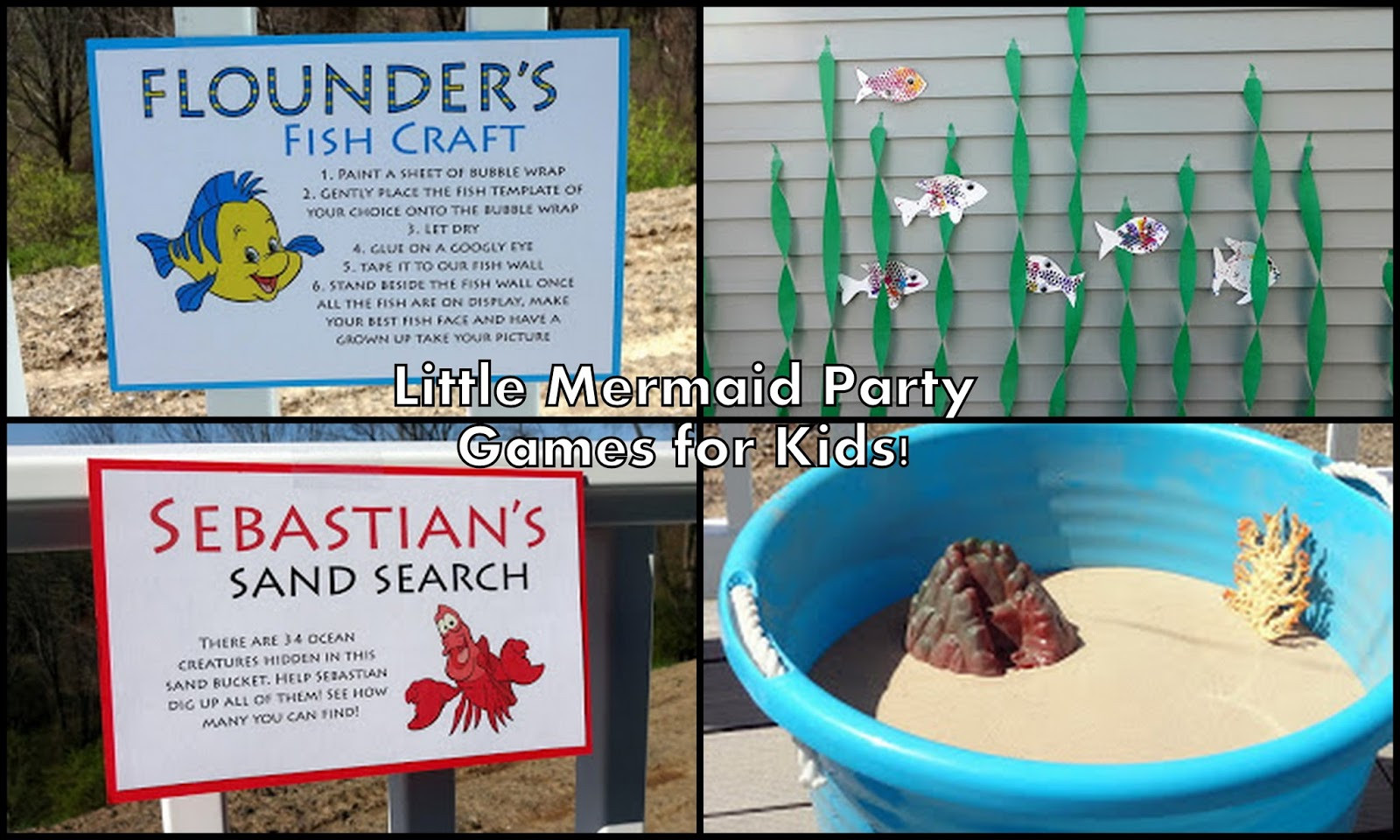 Mermaid Party Game Ideas
 Mom s Tot School Little Mermaid Birthday Party