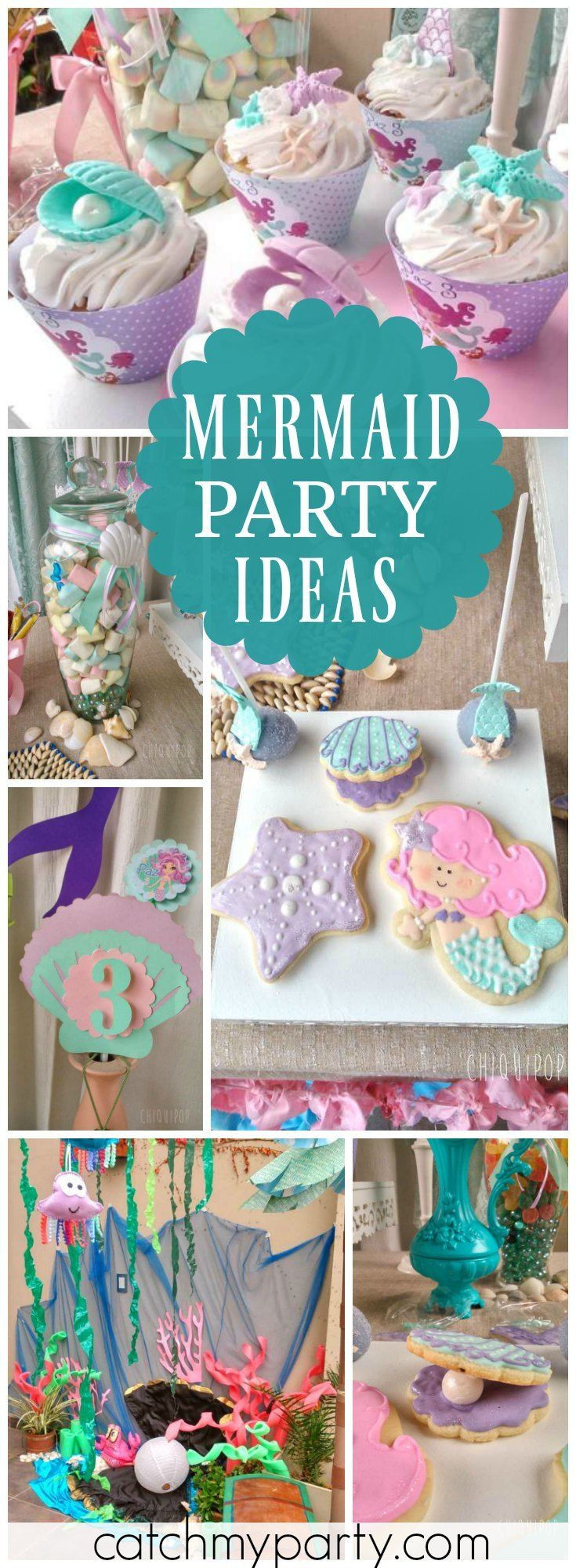 Mermaid Party Ideas Pinterest
 1000 images about Mermaid Party Ideas on Pinterest