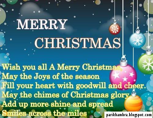 Merry Christmas Images And Quotes
 Pari Khambra Merry Christmas Quotes For Friends