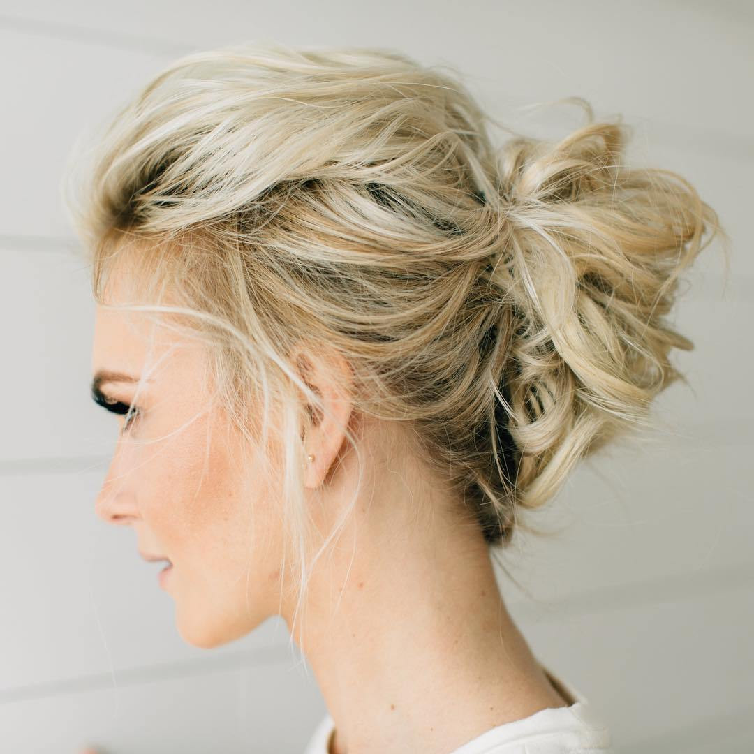 Messy Updo Hairstyles For Medium Length Hair
 Messy updo hairstyles for medium length hair Hairstyle