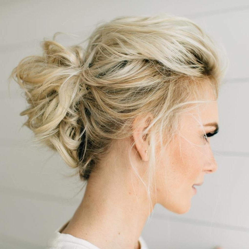 Messy Updo Hairstyles For Medium Length Hair
 15 Ideas of Messy Updos For Medium Length Hair