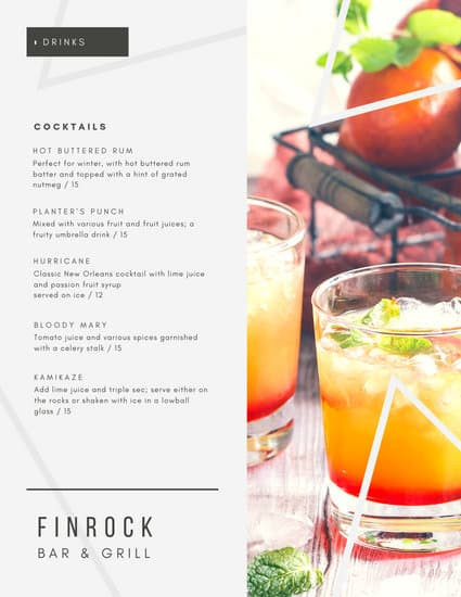 Mexican Drinks List
 Customize 286 Drink Menu templates online Canva