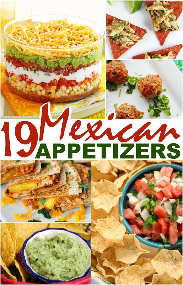 Mexican Food Ideas For Dinner Party
 19 Mexican Appetizers
