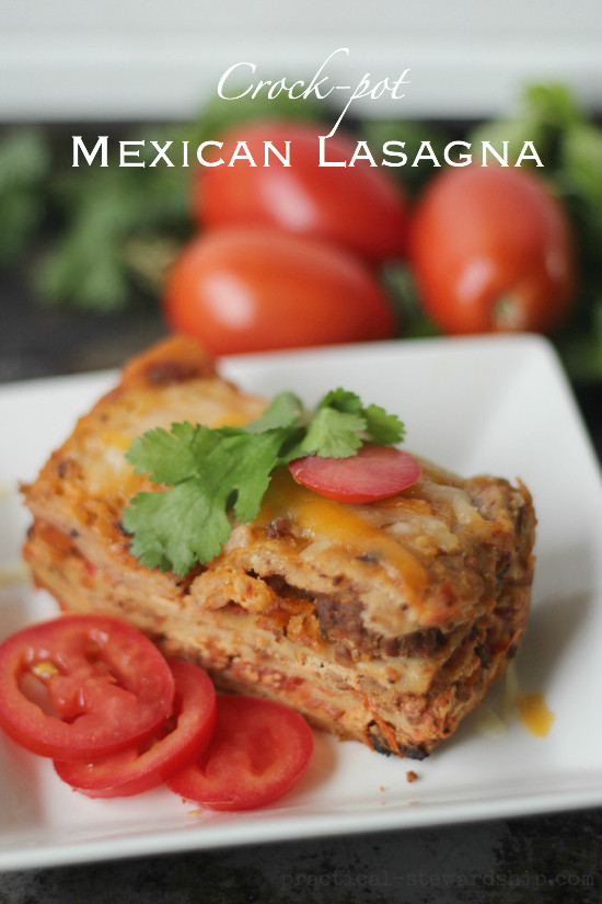 Mexican Lasagna Crock Pot
 Crock Pot or Not Mexican Lasagna Practical Stewardship