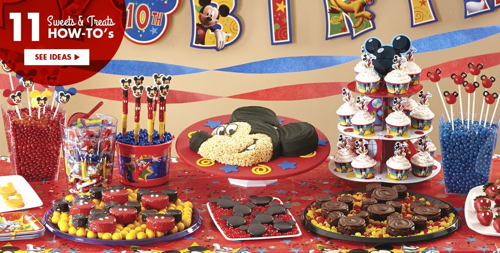 Mickey Mouse Baby Shower Decorations Party City
 Mickey Mouse Party Supplies Mickey Mouse Birthday Ideas