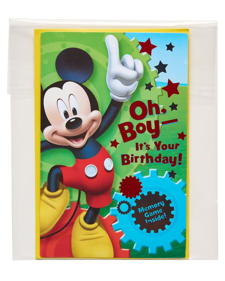 Mickey Mouse Birthday Card
 mickey mouse™ birthday card