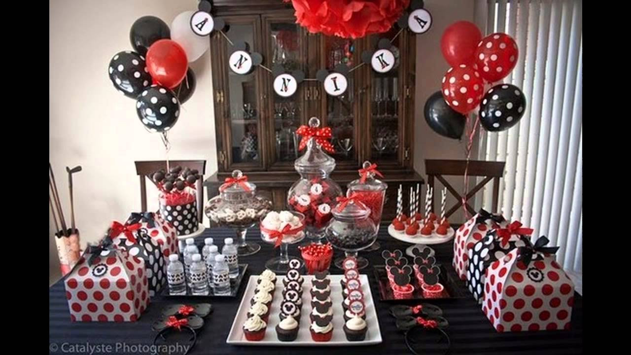 Mickey Mouse Birthday Decorations
 Cool Mickey mouse birthday party decorations ideas