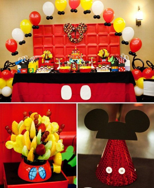 Mickey Mouse Birthday Decorations
 Some Awesome Birthday Party Ideas over the Mickey Mouse