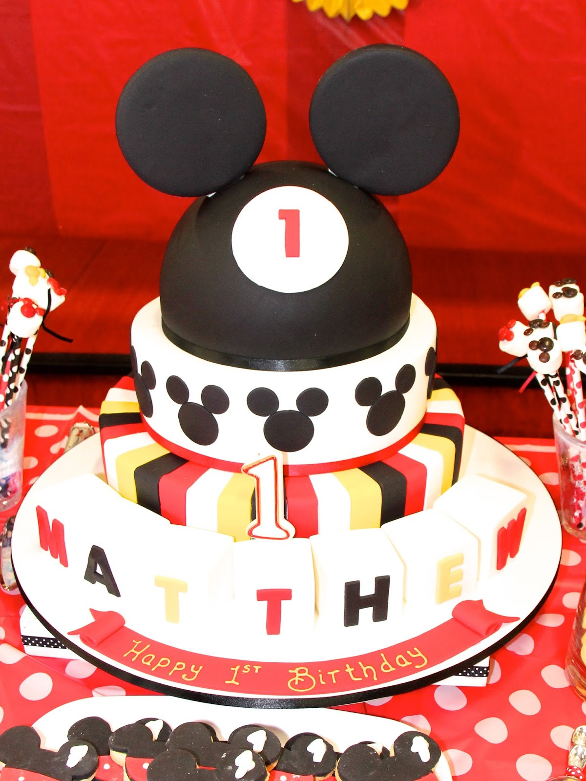 Mickey Mouse Birthday Decorations
 Kids Party Ideas Mickey Mouse Themed First Birthday