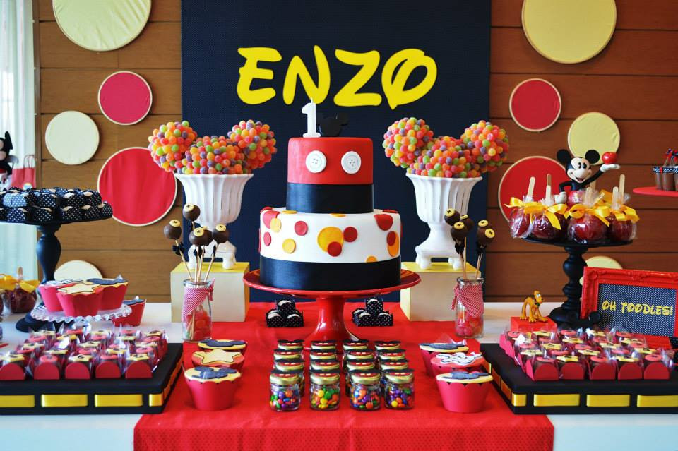 Mickey Mouse Birthday Decorations
 20 Awesome Mickey Mouse Birthday Party Ideas