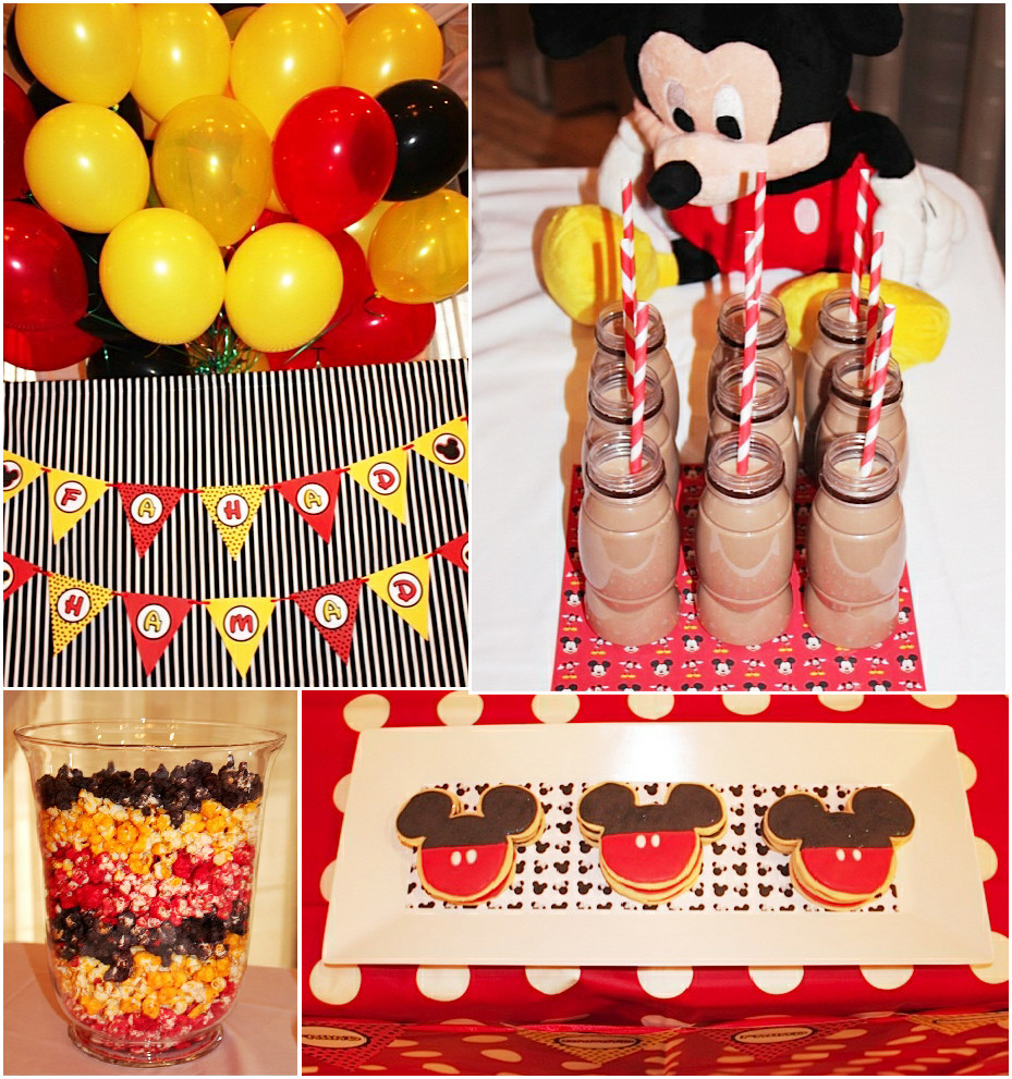 Mickey Mouse Birthday Party Supplies
 A Retro Mickey Inspired Birthday Party Party Ideas