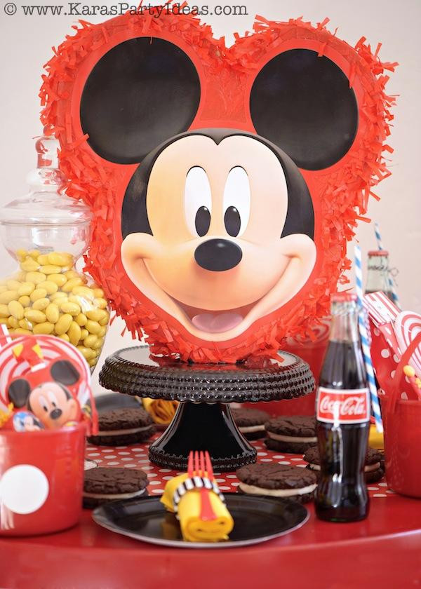 Mickey Mouse Birthday Party Supplies
 Kara s Party Ideas Mickey Mouse themed birthday party