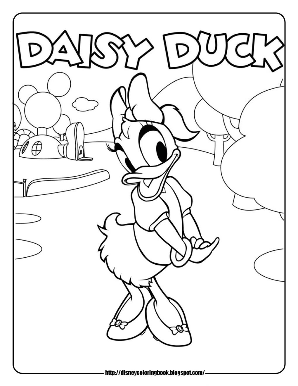 Mickey Mouse Clubhouse Printable Coloring Pages
 Mickey Mouse Clubhouse 1 Free Disney Coloring Sheets