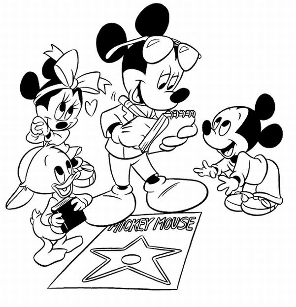 Mickey Mouse Clubhouse Printable Coloring Pages
 DISNEY COLORING PAGES