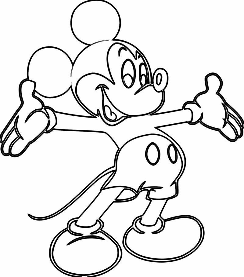 Mickey Mouse Coloring Pages For Toddlers
 Free line Printable Coloring Pages How to Draw HD Videos