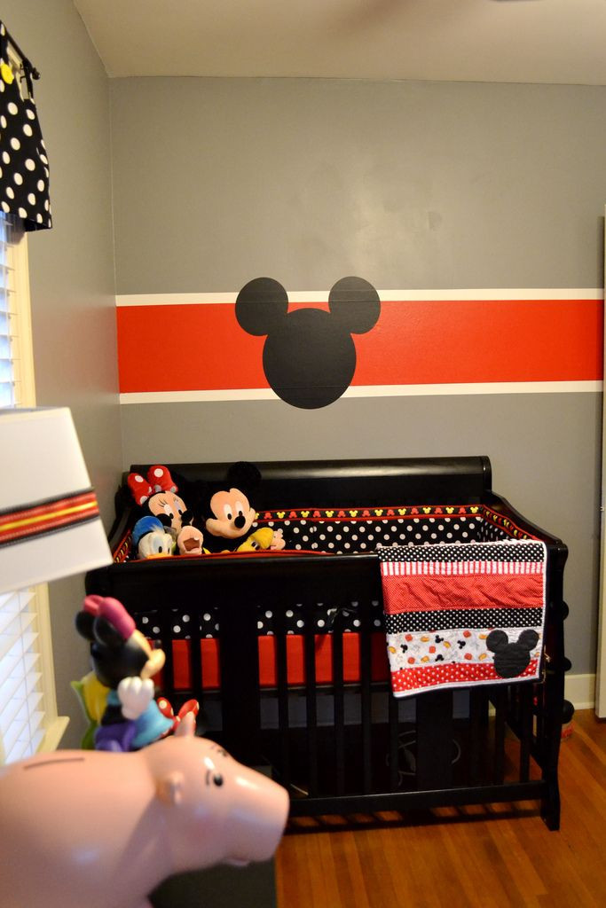 Mickey Mouse Room Decor For Baby
 Mickey Mouse nursery and a BABY reveal
