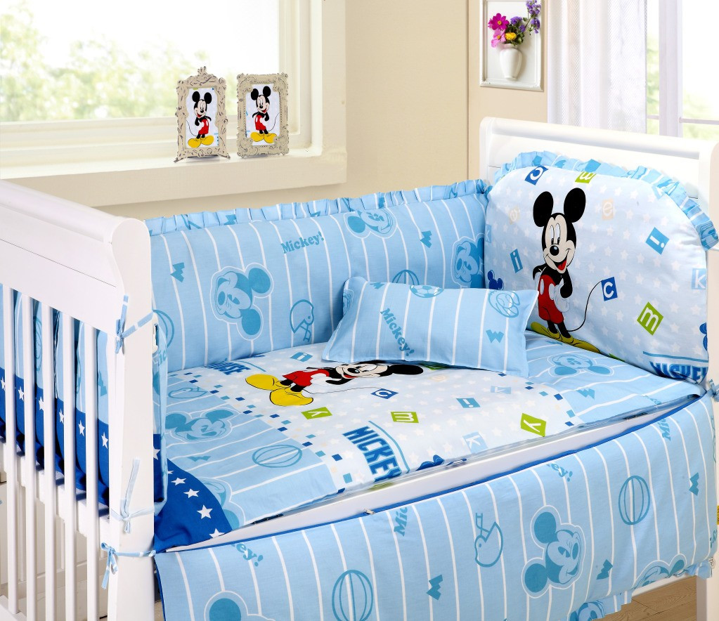Mickey Mouse Room Decor For Baby
 Nursery Beautiful Mickey Mouse Crib Sheets Designs