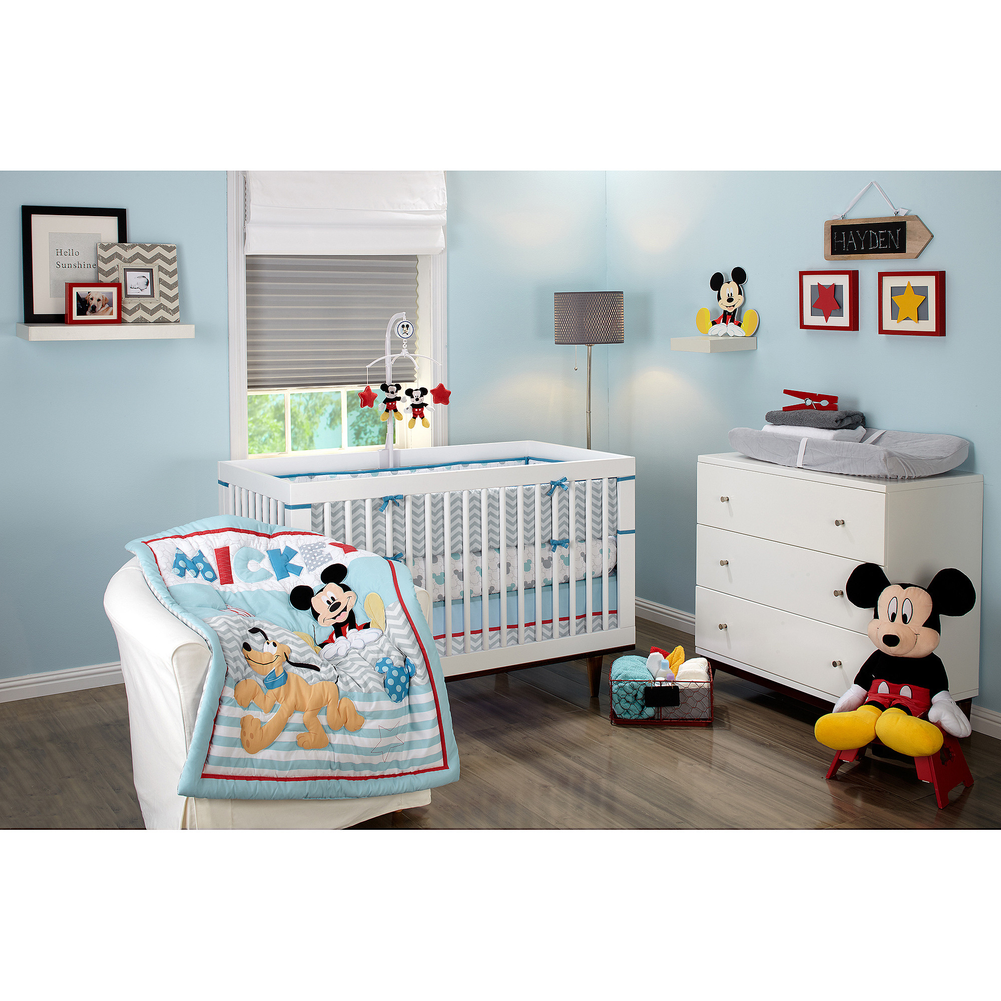 Mickey Mouse Room Decor For Baby
 Nursery Beautiful Mickey Mouse Crib Sheets Designs