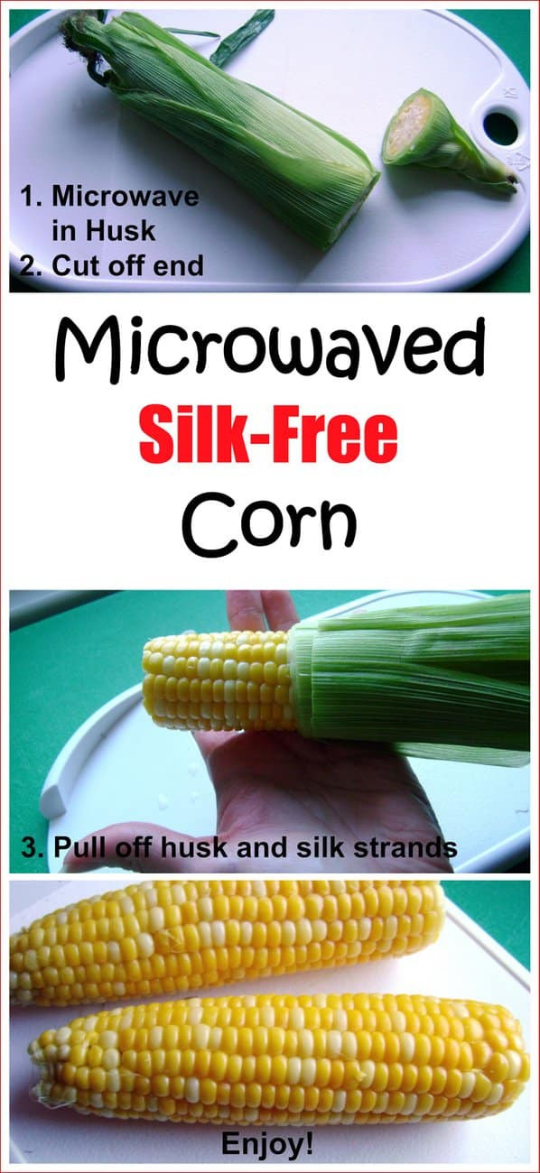 Microwave Corn On Cob In Husk
 Microwave Corn on the Cob in Husk for Slip Away Silk