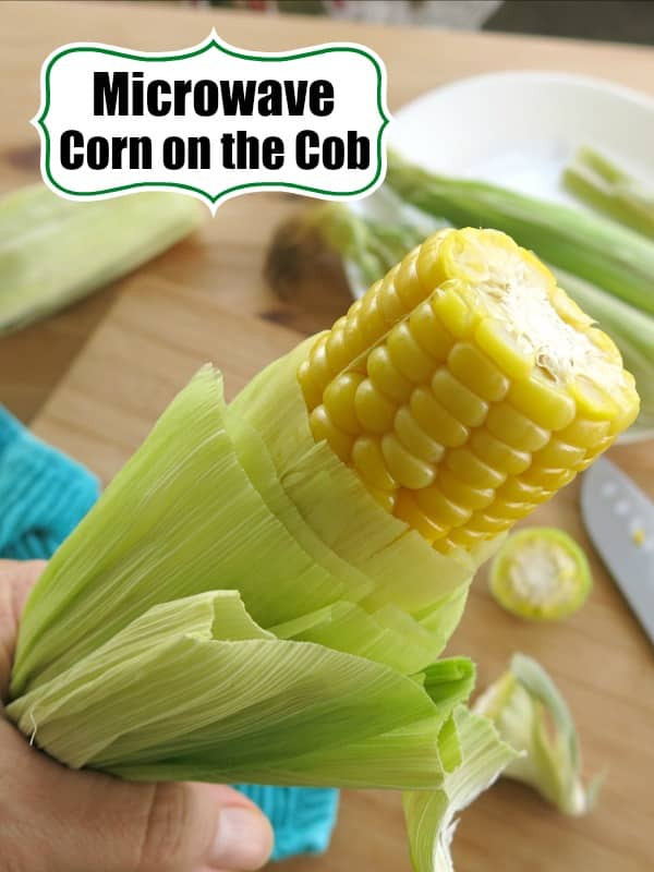 Microwave Corn On Cob In Husk
 Microwave Corn on the Cob in Husk No Messy Silk The