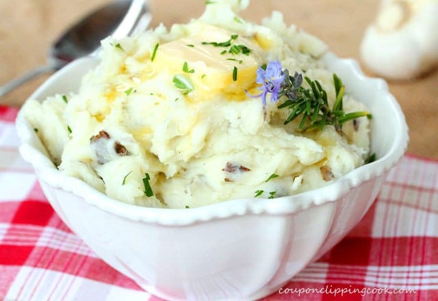 Microwave Mashed Potatoes
 Roasted Garlic and Rosemary Mashed Potatoes