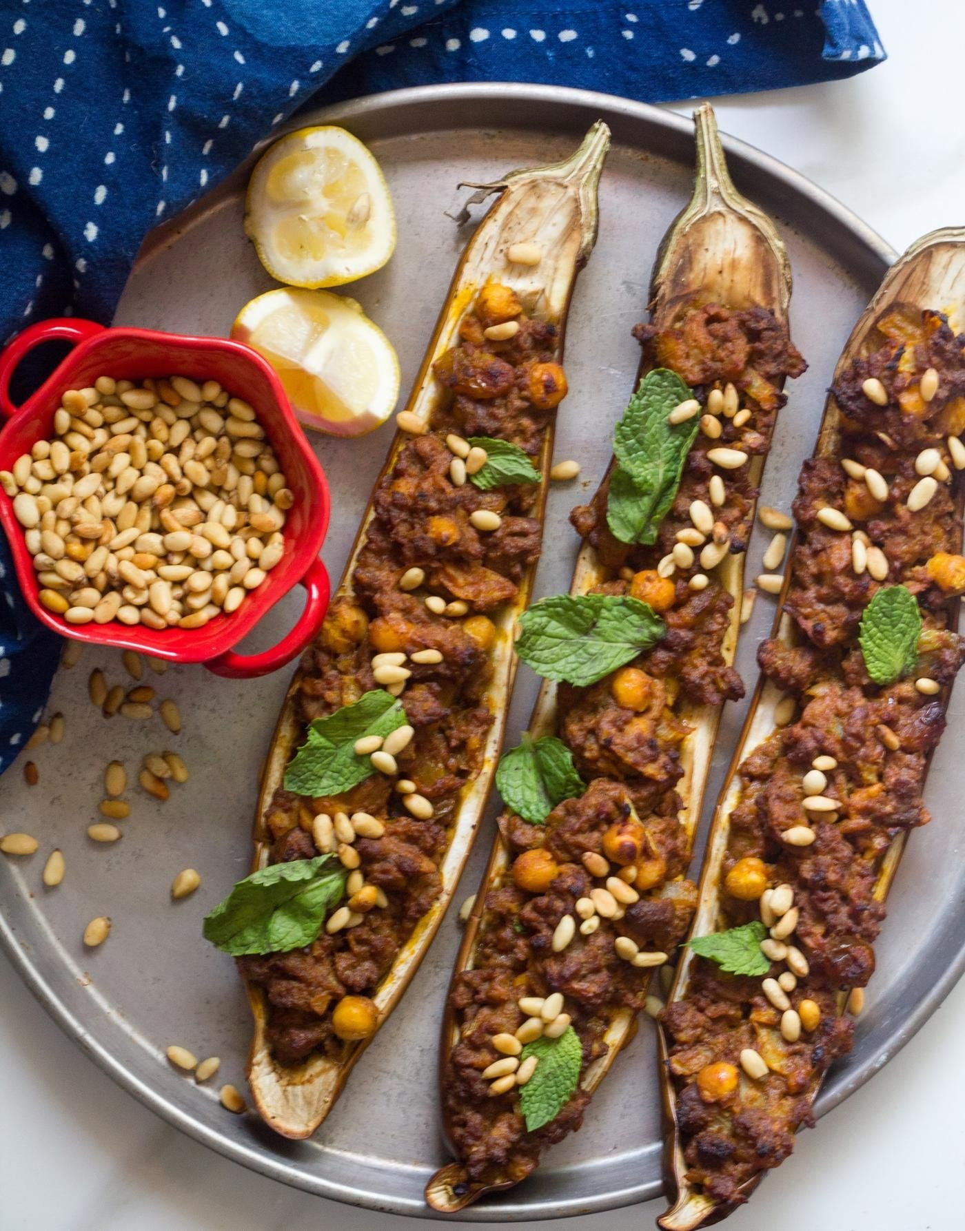 Middle Eastern Side Dishes
 Middle Eastern Stuffed Eggplant Recipe