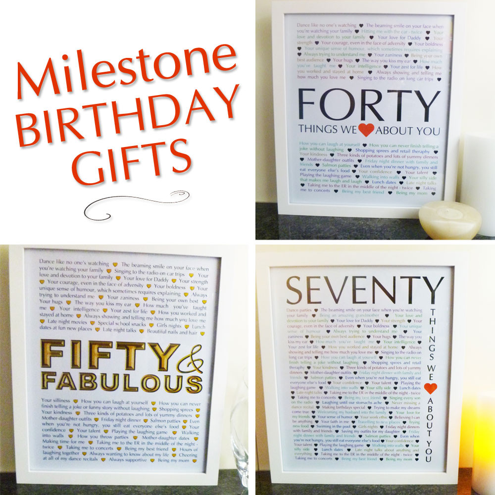Milestone Birthday Gift Ideas
 Milestone Birthday Gifts This Happy Mommy