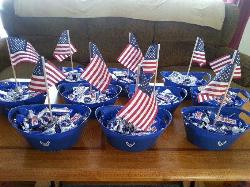 Military Retirement Party Ideas
 Airforce party centerpieces
