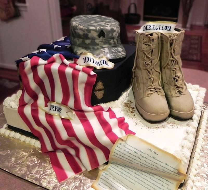 Military Retirement Party Ideas
 Military Spouse Creates Incredible Military Art With Cake