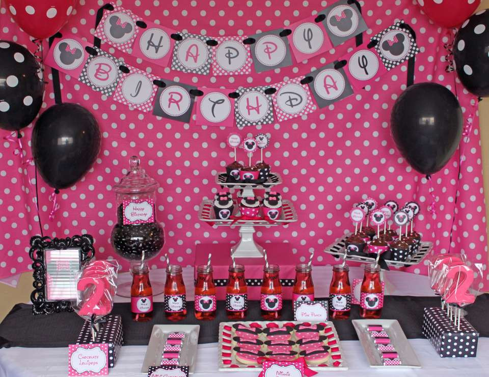 Minnie Mouse 2Nd Birthday Party Ideas
 Minnie Mouse Birthday "Quinn s Minnie Mouse 2nd birthday