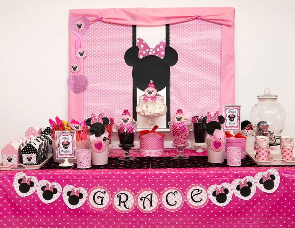 Minnie Mouse 2Nd Birthday Party Ideas
 Minnie Mouse Birthday "Grace s Minnie Mouse 2nd Birthday