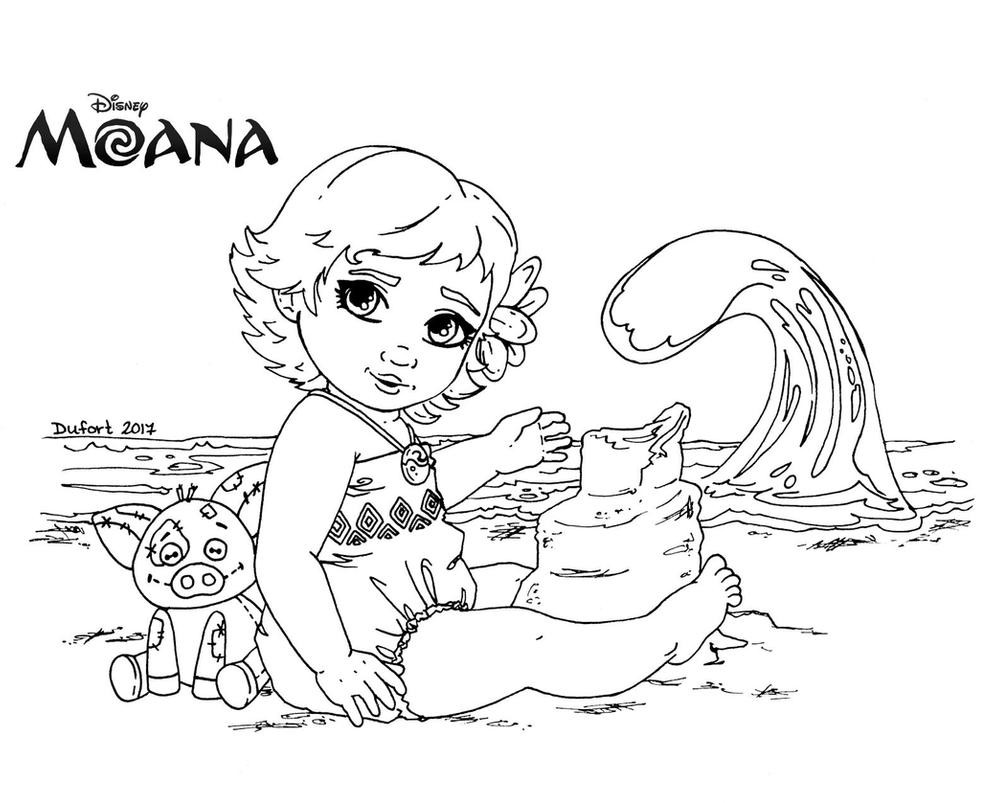 Moana Coloring Pages Printable
 Moana Lineart by JadeDragonne on DeviantArt