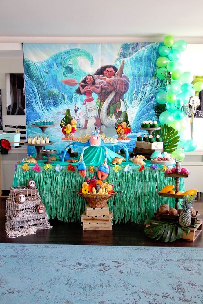 Moana DIY Decorations
 Kara s Party Ideas Moana Birthday Party