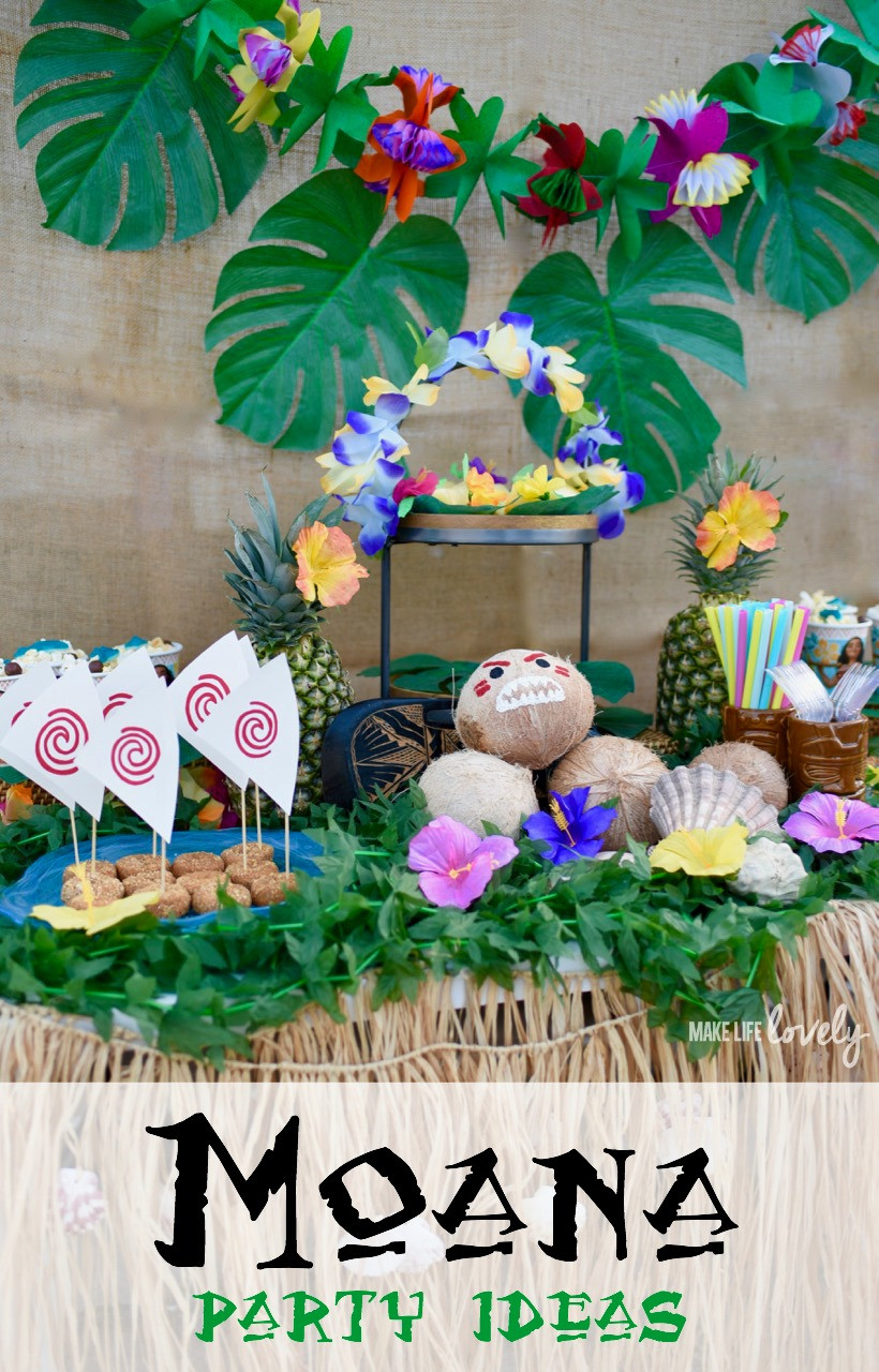 Moana DIY Decorations
 Disney Moana Party Every Child will Love Make Life Lovely