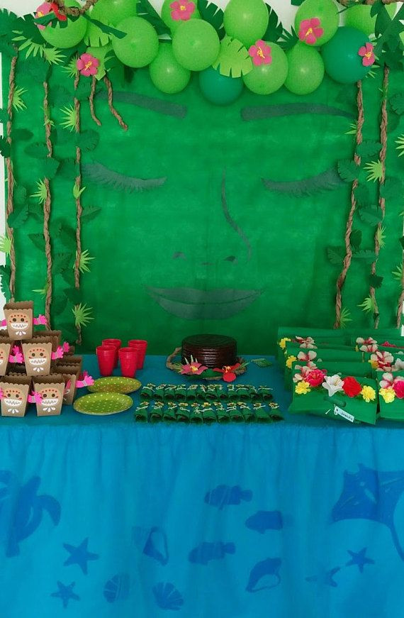 Moana DIY Decorations
 DIY Moana "Returns the heart of Te Fiti" Birthday Party