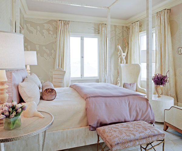 Modern Chic Bedroom
 Ironies Four Poster Bed