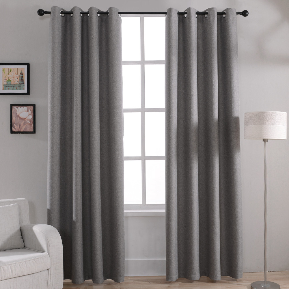 Modern Drapes For Living Room
 Modern Solid Blackout Curtains for Bed Room Living Room