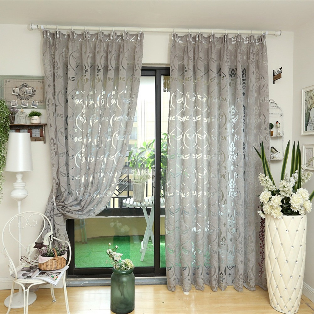 Modern Drapes For Living Room
 Modern curtain kitchen ready made bronze color curtains