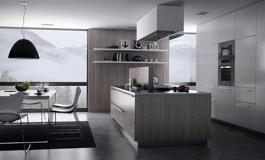 Modern Grey Kitchen Cabinets
 Modern Grey Kitchen Design Interior Design Ideas