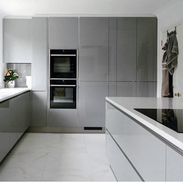 Modern Grey Kitchen Cabinets
 Top 50 Best Grey Kitchen Ideas Refined Interior Designs