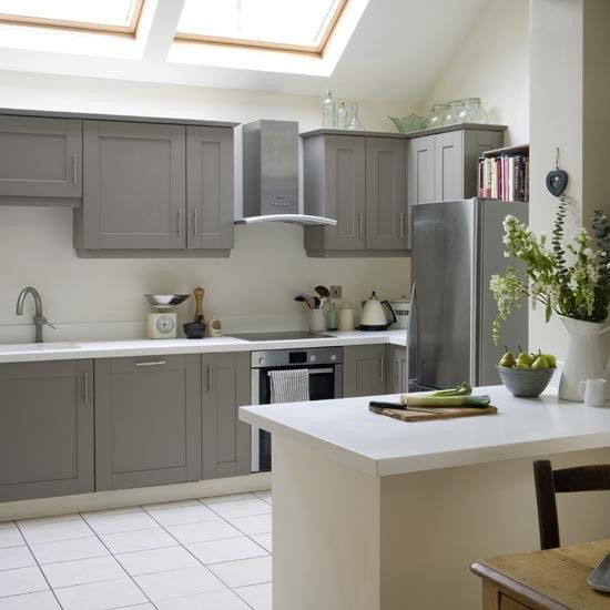Modern Grey Kitchen Cabinets
 Take a tour of this modern Shaker kitchen