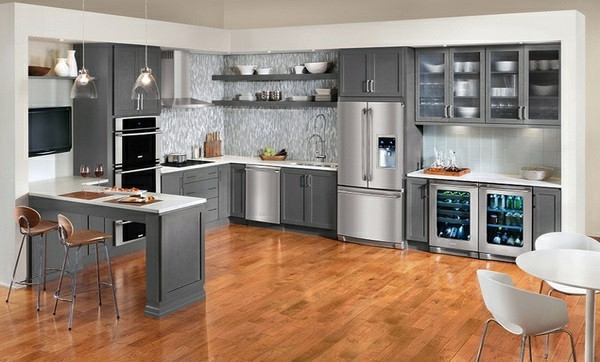 Modern Grey Kitchen Cabinets
 15 modern gray kitchen cabinets in silver shades