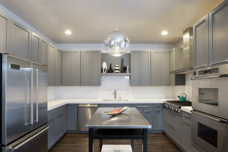 Modern Grey Kitchen Cabinets
 24 Grey Kitchen Cabinets Designs Decorating Ideas