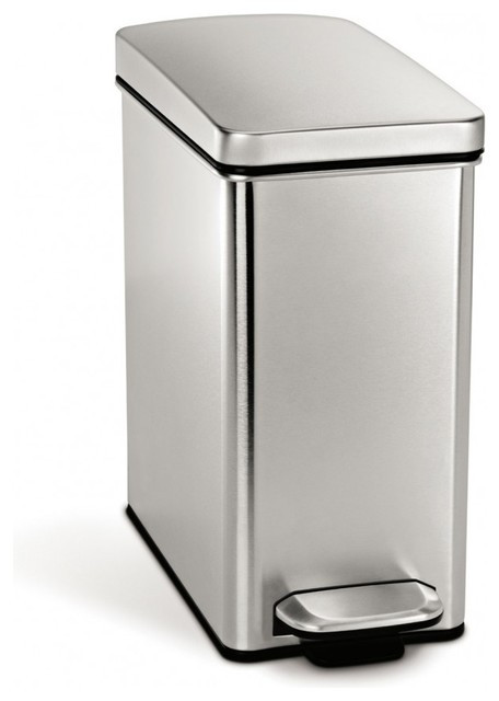 Modern Kitchen Trash Can
 Profile Step Can Contemporary Kitchen Trash Cans by