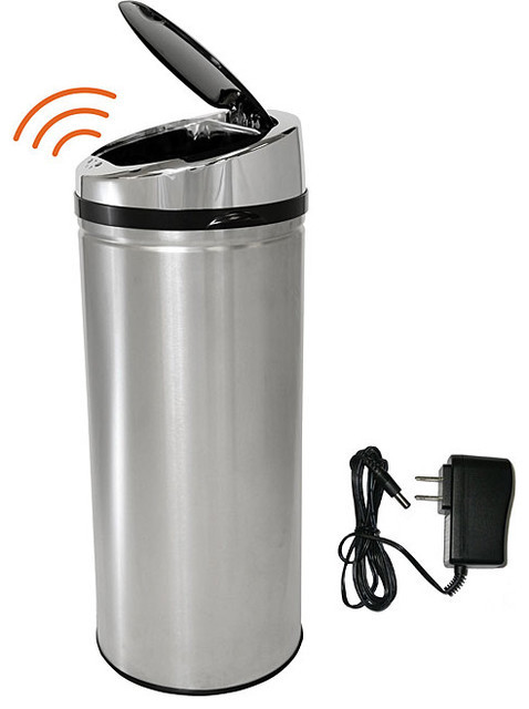 Modern Kitchen Trash Can
 iTouchless Automatic Stainless Steel Touchless Trash Can