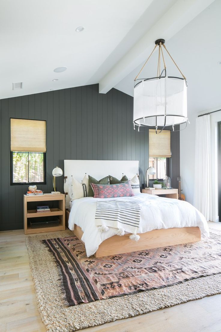 Modern Vintage Bedroom
 Whitewashed Modern Vintage Inspired California Home Tour