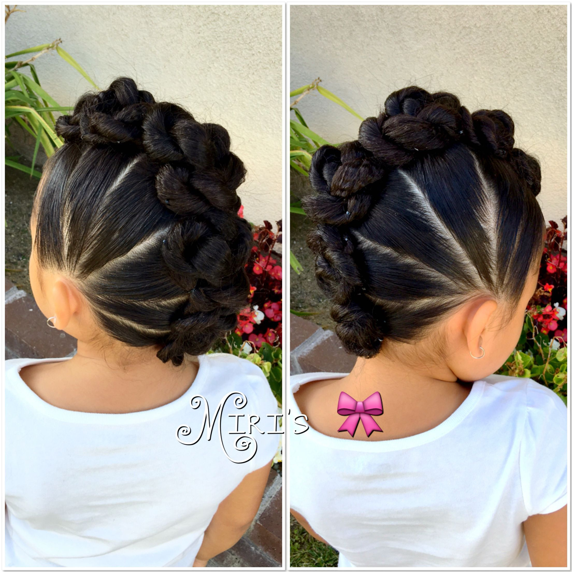 Mohawk Hairstyles For Little Girl
 Mohawk with twists hair style for little girls