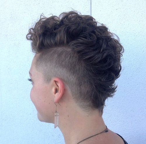 Mohawk Hairstyles For Women
 25 Exquisite Curly Mohawk Hairstyles For Girls & Women