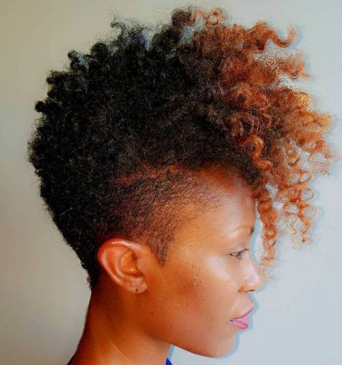 Mohawk Natural Hairstyles
 40 Cute Tapered Natural Hairstyles for Afro Hair