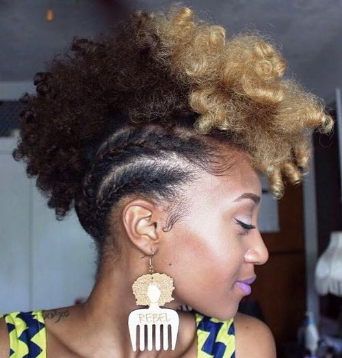 Mohawk Natural Hairstyles
 Fun Fancy and Simple Natural Hair Mohawk Hairstyles